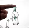Spin pärla glas kolhydrater fit od: 25mm kvarts banger nagel skål glas bong dab rigoljerigor vattenrör 1088