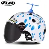 Casques de moto mignon enfant Moto Scooter enfants enfants bébé casquette de sécurité Moto vélo casque de vélo