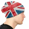 Berets Retro Vintage Classic Style United Kingdom Flag Unisex Men Women Beanies Cycling Hedging Cap Double Layer Fabric Caps Bonnet Hat