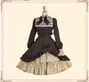 Kostium motywu 2023 Wiosna jesienna zima kobiety Lolita Księżniczka sukienka Słodka Środa Temperament długi rękaw z pół spódnicy