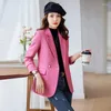 Damespakken Herfst Winter Formele Blazers Jassen Jas Elegante professionele zakelijke werkkleding Hoge kwaliteit stof Uitloper Tops Kleding