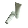 Storage Bottles 20 Pcs Spiral Flat Cap Bottle 5ml Empty Portable Travel Tube White Hose Lotion Cosmetic Container
