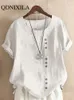 Women's T-Shirt Summer Oversize T-shirt Large Casual Loose Cotton Linen Short Sleeve Pullover Tops Shirts for Women Woman Tshirts Clothes 230404