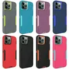 Heavy Magnetic Shockproof Phone Cases For iPhone 15 14 13 12 11 Pro Max Plus Xr Xs Samsung Galaxy S24 S23 Ultra A13 A32 A72 A52 2 In 1 Armor Anti-Scratch Protective Cover