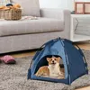 Hundeträger Tragbares Katzen-Tipi-Zelt Outdoor-Hundehaus beherbergt 42 38 cm Haustierkäfigzaun für Welpen