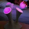 Créatif champignon enfants cadeau arc-en-ciel coloré Led veilleuse Boon lampe à Led lumineuse avec boules amovibles enfants jouet de couchage