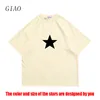 Camisetas masculinas estética Y2K MUITAS CORES CLOTOM CLOGON T-shirts 2000 Star