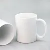 Canecas de sublimação branca de 11 onças Canecas de cerâmica em branco Canecas de café de cerâmica Sublimação em branco Copo clássico para café, leite, cacau quente, chá com leite para fazer você mesmo