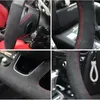 Tamas de volante Tampa de carro personalizado Campa -camurça preta de costura de costura para G20 G21 G30 G31 G32 X3 G01 X4 G02 X5 G05 X7 G07 Z4 G29