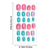 False Nails 24st Children Candy Nail Tips Press On Cartoon Full Cover Kid Lim Self Fake Art Girls Manicure Tool