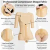 Dameshoeders stretchy controle shapewear bodysuit met rits mouw vrouwen lichaam shaper spandex slank ondergoed voor verpleegkunde