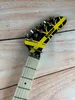 5150 Electric Guitar, Importerad Alder Body, Canadian Maple Fingerboard, Signed, Classic Yello and White Stripes, Lightning Package