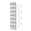Storage Boxes Shoe Organizer Over The Door 12 Grids Holder Rack With Multi Function