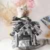 Costumes de chat vêtements pour animaux de compagnie robe japonais pur coton vêtements chien Kimono printemps et été mince Anti-cheveux fournitures