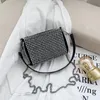 Popular Rhinestone Bag Women's Summer 2022 New Fashion Chain Crossbody Bag Net Red One Shoulder Underarm Small Crowd Pack