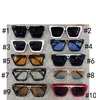 SOMMER Männer Frau Mode Radfahren Sonnenbrillen Outdoor Sonnenbrille Quadratisch fahren Strand Sonnenbrille 10 Farben Glas Mann winddichte Schutzbrille