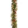 Decorazioni natalizie Ghirlanda di bacche rosse realizzata in materiale ecologico Facile da configurare Vari stili adatti ai tuoi gusti Lunga 1,8 metri