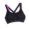 Yoga outfit aankomst fitness push -up sport bh dames training ademende opgevoelde tank atletisch vest schokbestendig rugkruisband