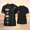 T-shirts pour hommes est Summer Mens T-shirt Coiffeur Coiffeur Personnalisé 3D Imprimé t-shirt Unisexe Casual Salon de Coiffure Uniforme DW95 230404