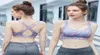 Cross Yoga Bra Top Sports Women039s pusta oddychająca kamizelka biegowa pchnij kobietę fitness sportowy strój sportowy 8722317