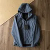 Nouvelles vestes pour hommes printemps et automne en plein air aventure impression coupe-vent mode décontractée à capuche fermeture éclair veste de sport épaissie simple manteau avant veste