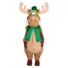 Halloween Super Cute Mini Moose Mascottekostuum Fancy dress carnaval Kerstkostuum thema fancy dress