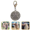 Hundhalsar Petlista Valpen Namn Tag -taggar Cat Diy Necklace Graverade husdjur Pure Copper Supplies