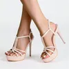 Heel CM 12 Sandals High Super Shoes Women Gladiator Woman Heels Platform Pumps Party Size 35 - 41 99 S 613 5 s