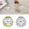 Horloges murales Mini Clock Insert Fit Up Durable Miniature White Face