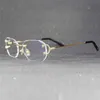 デザイナーサングラスサングラス女性用サングラスヴィンテージピカデリークリアメガネ処方のためのトレンディなユニークな眼鏡