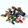 Decorative Figurines Natural Agate Palm Stone Colorful Rolling Gemstone Can Be Used For Decoration