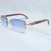 2023 Designerskie okulary Model męski drewniany drewniany moda letnie odcienie pragnące drewno luksusowe okulary przeciwsłoneczne dla kobiet gafas sol okulary przeciwsłoneczne