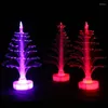 Décorations de Noël LED Arbre Lumineux Couleur Colorée Fibre Optique Modifiable Peut Remplacer La Batterie Cadeau En Gros
