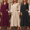 Casual Dresses Bohemian Shirt Dress Women's Maxi Sundress ZANZEA Spring Elegant Casual V Neck Ruflle Vestido Female Long Sleeve Tunic Robe 230404