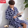 Women's Sleepwear Men's Pajamas Couples Flannel Homewear Male Nightgown Female Winter Lover Coral Velvet Bathrobe D2187