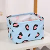 Storage Bags Cube Folding Fabric Basket Desktop Organizers Makeup Boxes Mini Home Office For Sundries Organizer