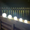 Nachtlichten Oplaadbare LED gloeiend ballicht voor kind volwassen RGB -kleur veranderende wereldbol met externe Great Garden Party Decor