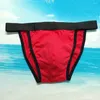 Sous-vêtements pour hommes sous-vêtements Bikini slip G-string court coton maillot de bain pour hommes culottes de nuit érotique Hombre Lingerie masculine