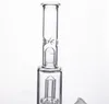 Glasvattenrör 10.6 "Gratis nedstamms glasskål Bongfärger Dab Oil Rig Hookah Heady Recycler Beaker Base Banger Perc 982