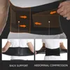 Waist Support Adjustable Breathable Lumbar Back Belt Trainer Trimmer For Men Women Pad Spine Strap