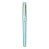 Stylo à bille de luxe avec garniture dorée, 0.5mm, Signature élégante pour collègues adolescents, cadeau de bureau pour hommes d'affaires W3JD