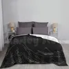 Cobertores Grande Onda | Cobertor monocromático para sofá-cama Travel The Black Japan Hokusai