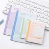 Simple Tearable Student Classroom Correction Sticky Notes Horizontal Line Grid Supplemental Stickers N Times