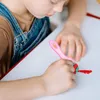 8 pièces éponge rouleaux bricolage peinture tampons enfants outils de dessin avec poignées