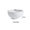 Bowls Nordic White Embossed Ceramic Rice Soup Tableware Porcelain Kitchen Container Fruit Salad Bowl Dinnerware