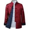 Ternos masculinos jacquard tang terno jaquetas primavera outono dupla face único breasted gola vestir chinoiserie blazers casuais 1 peça