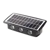 Solar Wall Lights Up and Down 4led 6led 8led RGB Outdoor Waterproof Garden Lights Wall Washer Villa Exterior Terrace