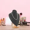 Jewelry Pouches Display Mannequin Bust Organizer Chain Stand For Choker Shelves Show Model Dresser Salon