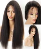 360 кружевной фронтальный парик из человеческих волос, предварительно выщипанные волосы Yaki, прямые бразильские парики RemyHair с волосами ребенка1264659