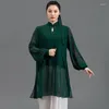 Etnische Kleding Chinese Tai Chi Uniform Kungfu Vechtsport Pak Prestaties Pakken Wushu Kostuum Outfit FF3762